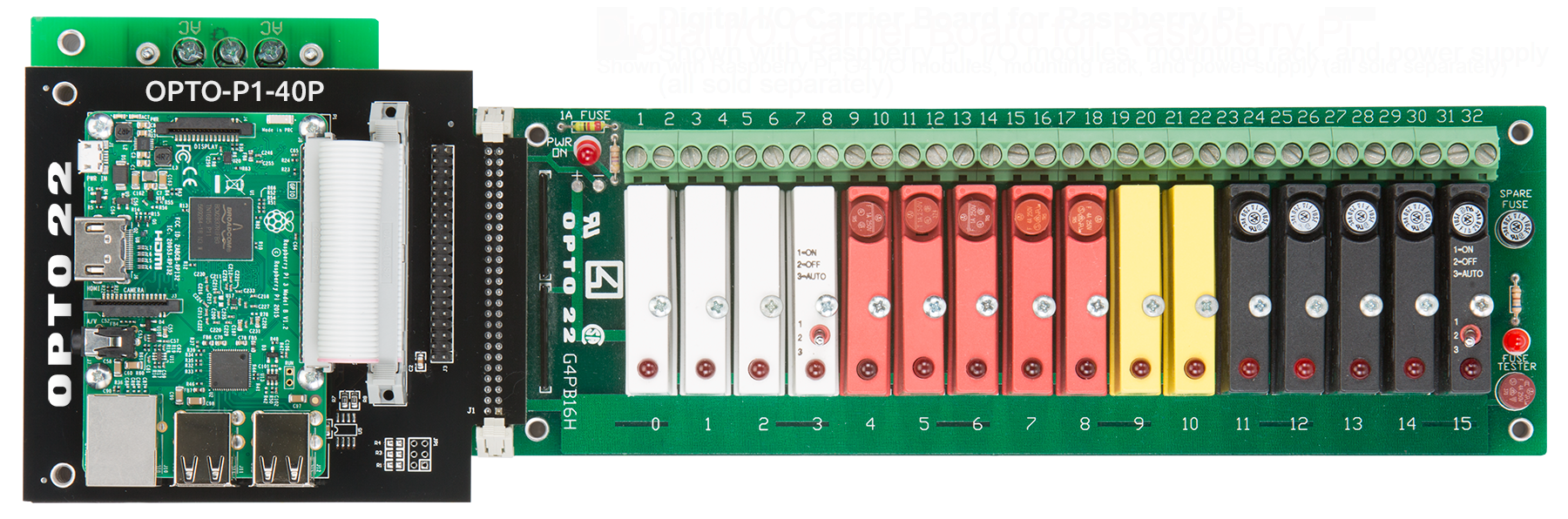 Digital I/O Carrier Board for Raspberry Pi
